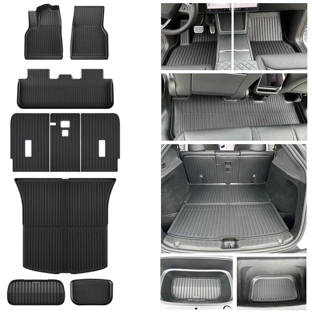 Tesla Model Y All-Weather Floor Mats and Cargo Protectors