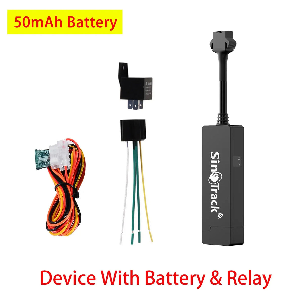 Traceur GPS SinoTrack GSM GPRS pour véhicule - Dispositif de traquage et de localisation à distance ST-901A pour moto avec application gratuite