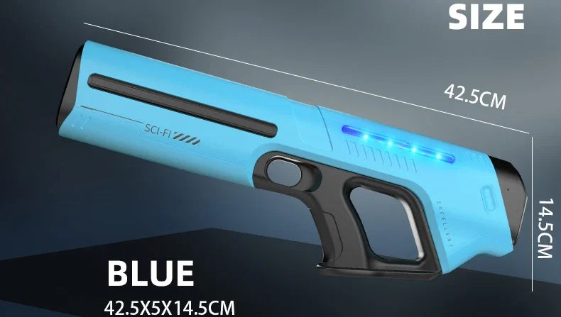 Electric Automatic Water Storage Gun Toys Portable Children Summer Beach Outdoor Fight Fantasy Spray Gun Toys Boy Kid Adult Game 