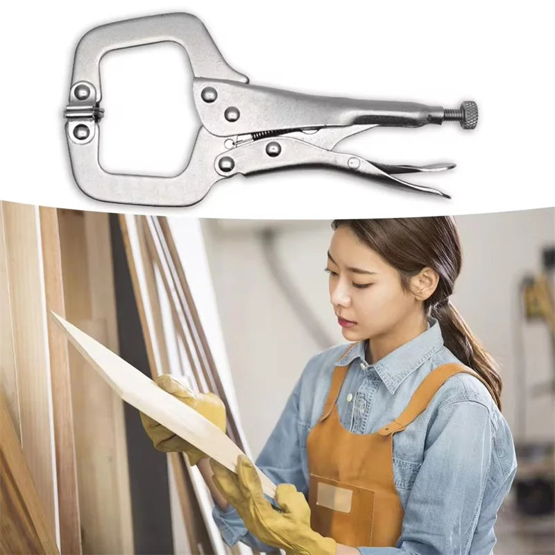 Adjustable Locking C-Clamp Pliers - Pack Options