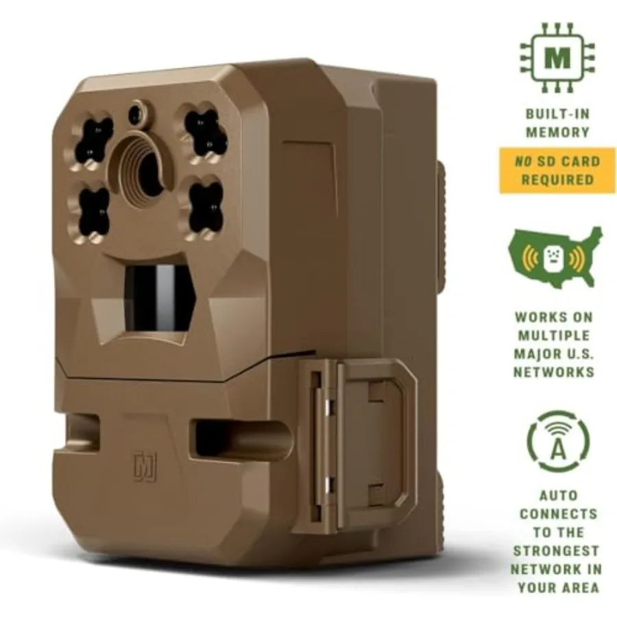 Trail Camera with Nationwide Cellular Auto-Connect Coverage