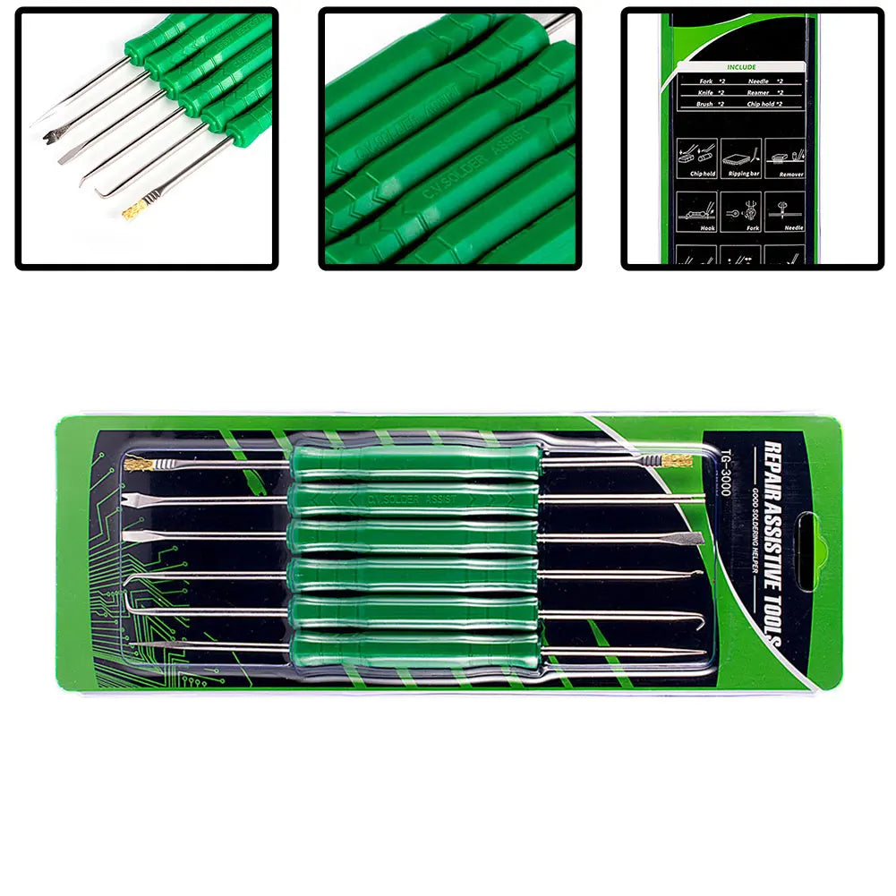 Six-Piece PCB Soldering Assistance Tool Set