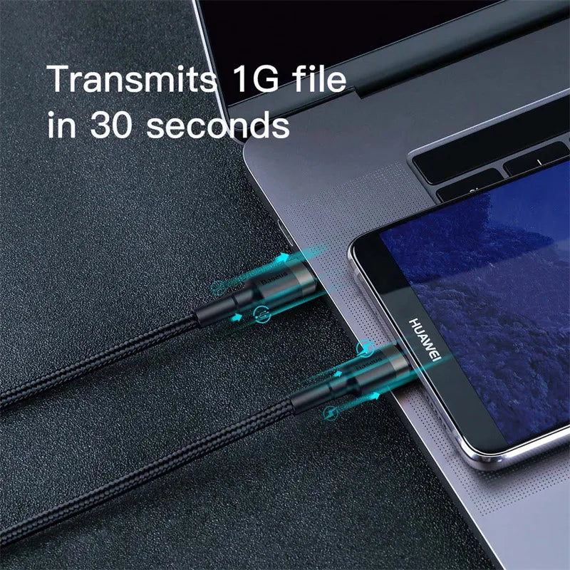 USB-C na USB-C nabíjací a dátový kábel 60W