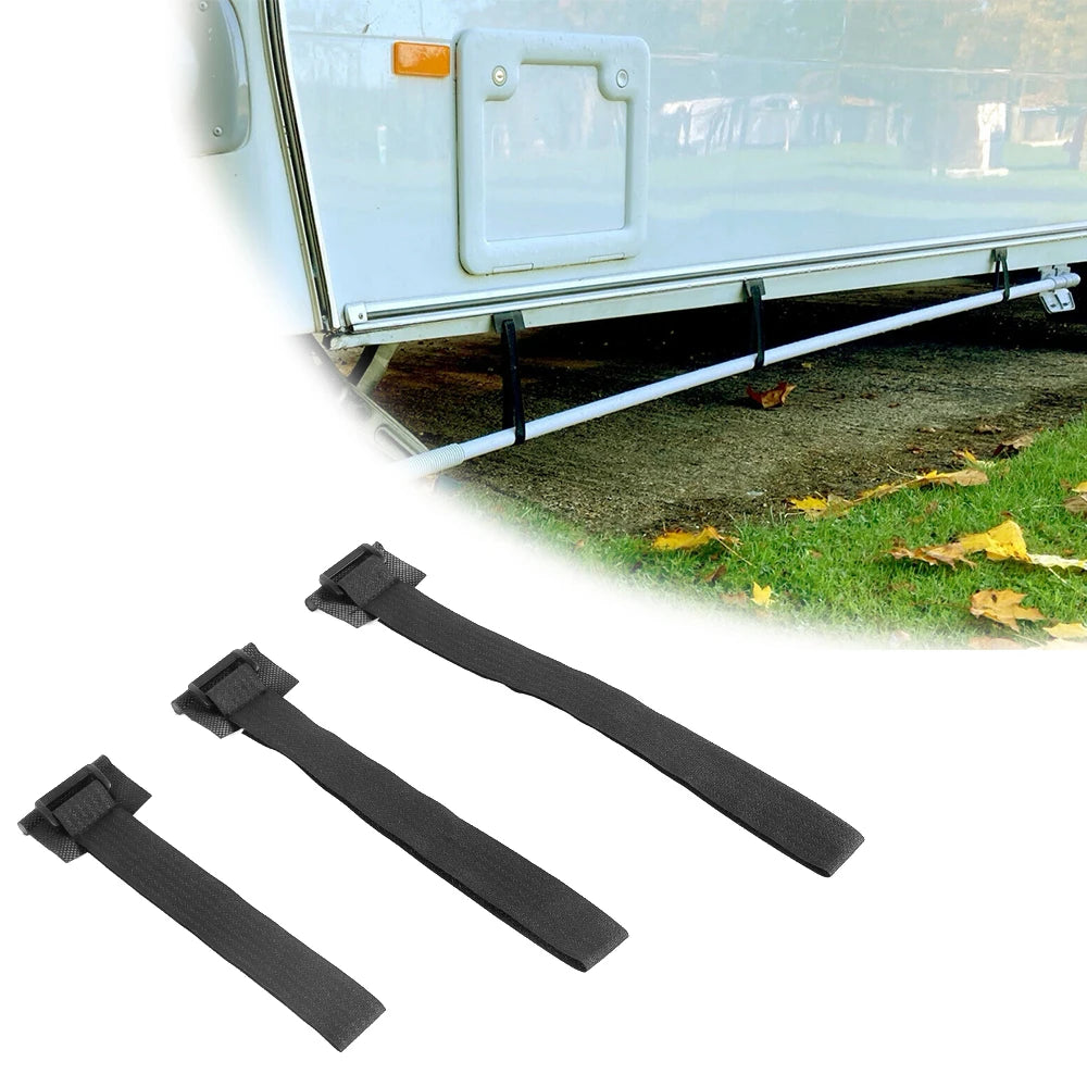 Caravan Pipe and Cable Support Strap Options