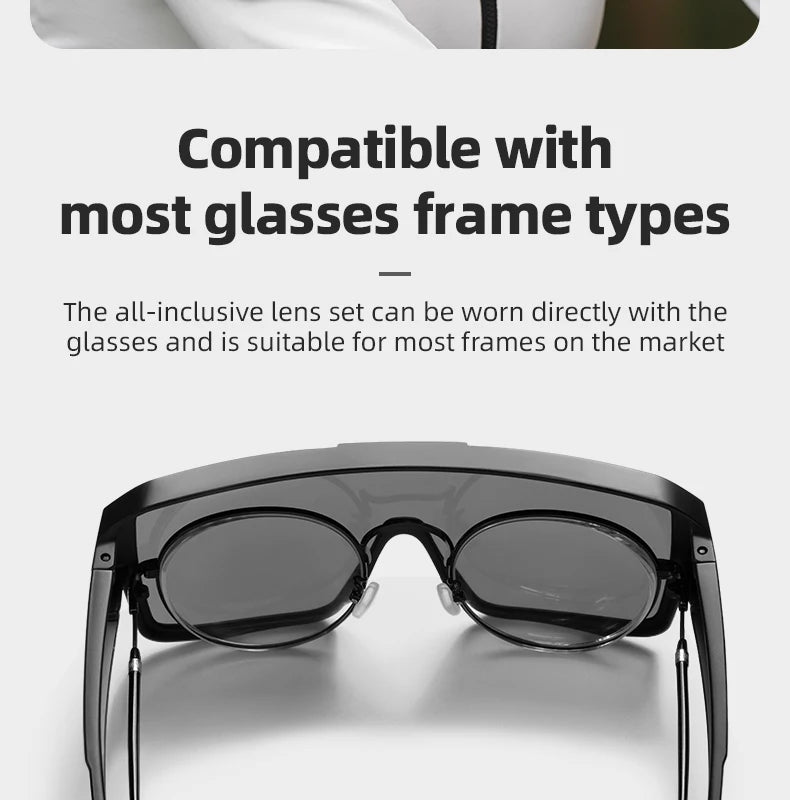 Polarized Cycling Sunglasses with Myopia Frame TR90 Sport Goggles
