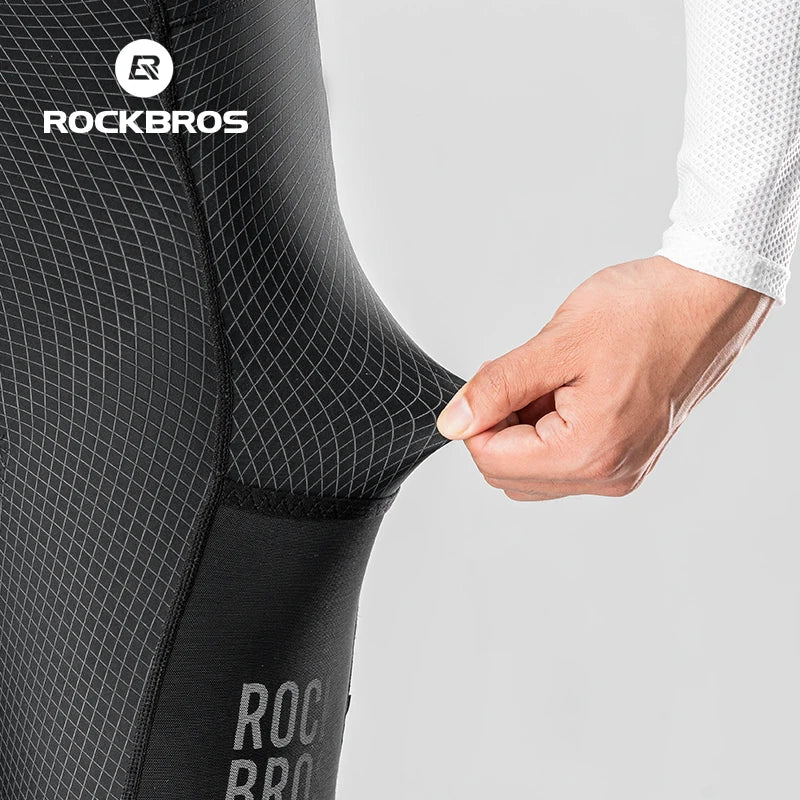 Men’s Padded Cycling Shorts Quick-Dry Breathable Bike Tights