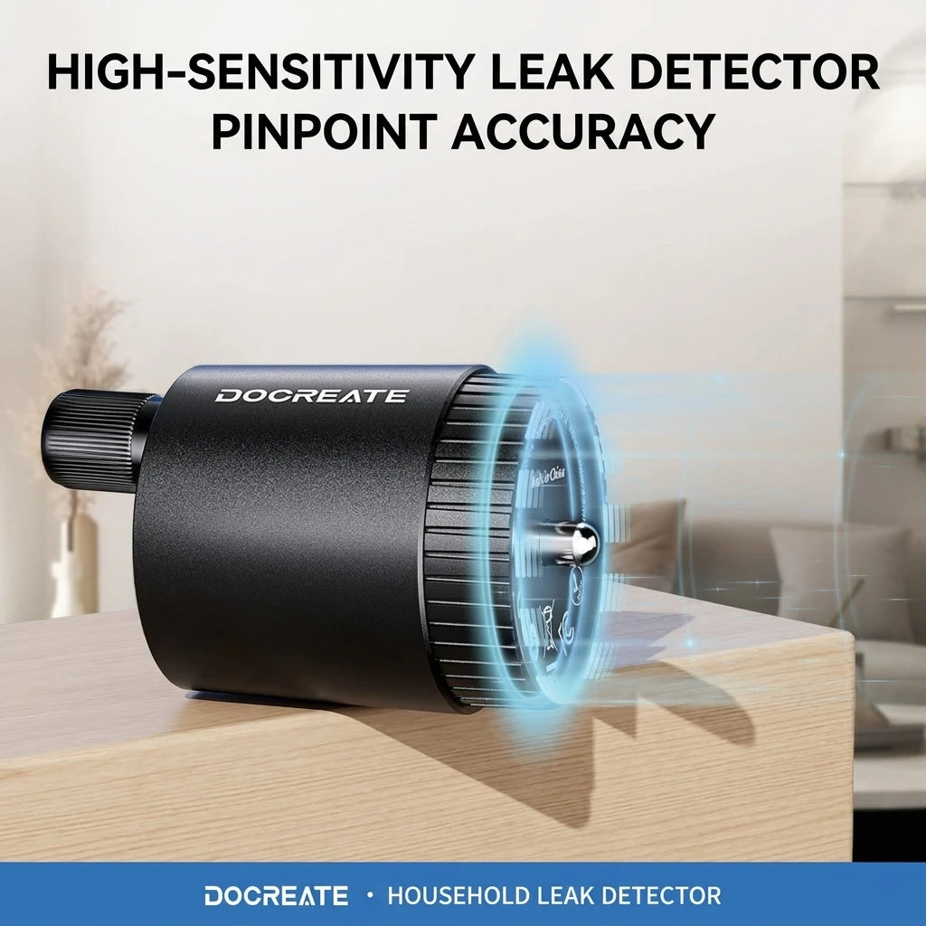 Rechargeable Acoustic Pipe Leak Detector