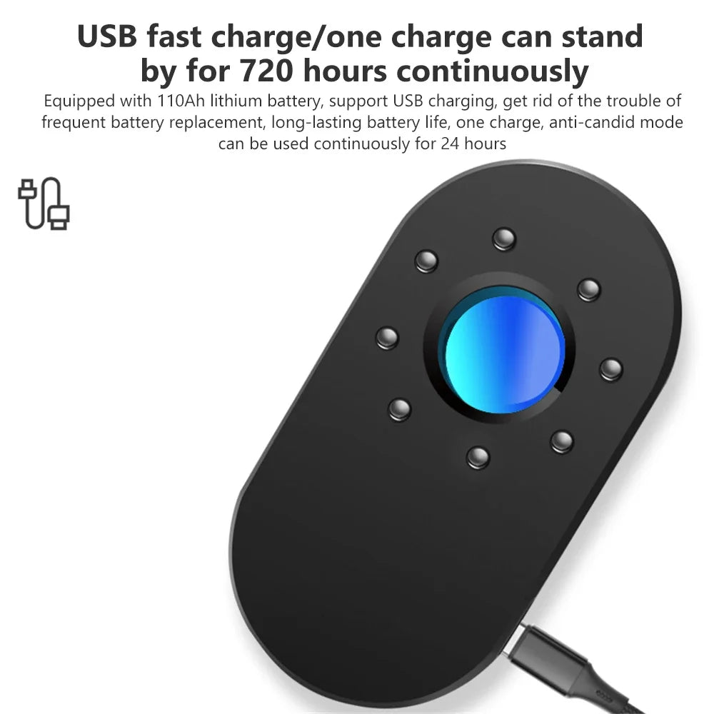 Portable Optical Camera Lens Finder, USB Rechargeable