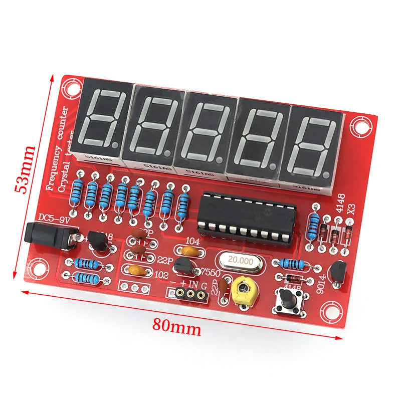 1Hz-50MHz DIY Frequency Counter Kit