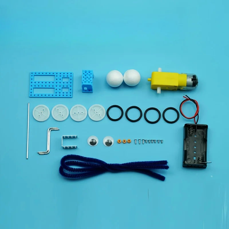 DIY Science Technology Invention Reptile Robot Kit - Electric Science Experiment Educational Toy Handmade Assembly Puzzle Gift