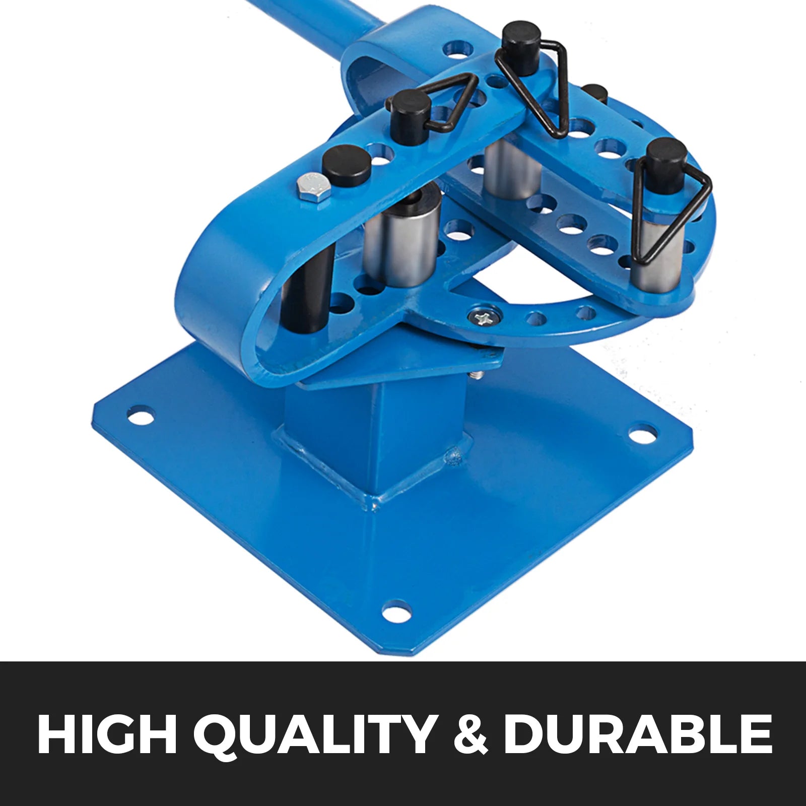 Manual Pipe Bender with 7 Dies 1–3in Bench Metal Bending Tool