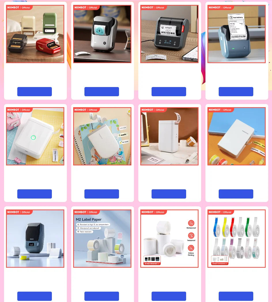 D110 Upgraded Version Thermal Label Printer Mini Portable Smart Label Maker With Tape