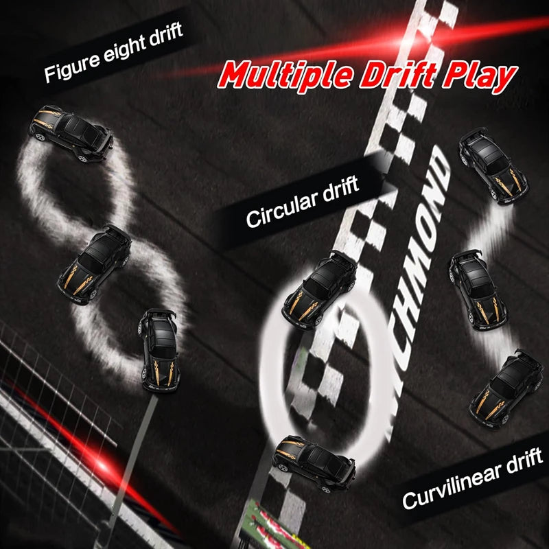 1/64 High‑Speed Drift RC Car 4WD Mini Racing Model