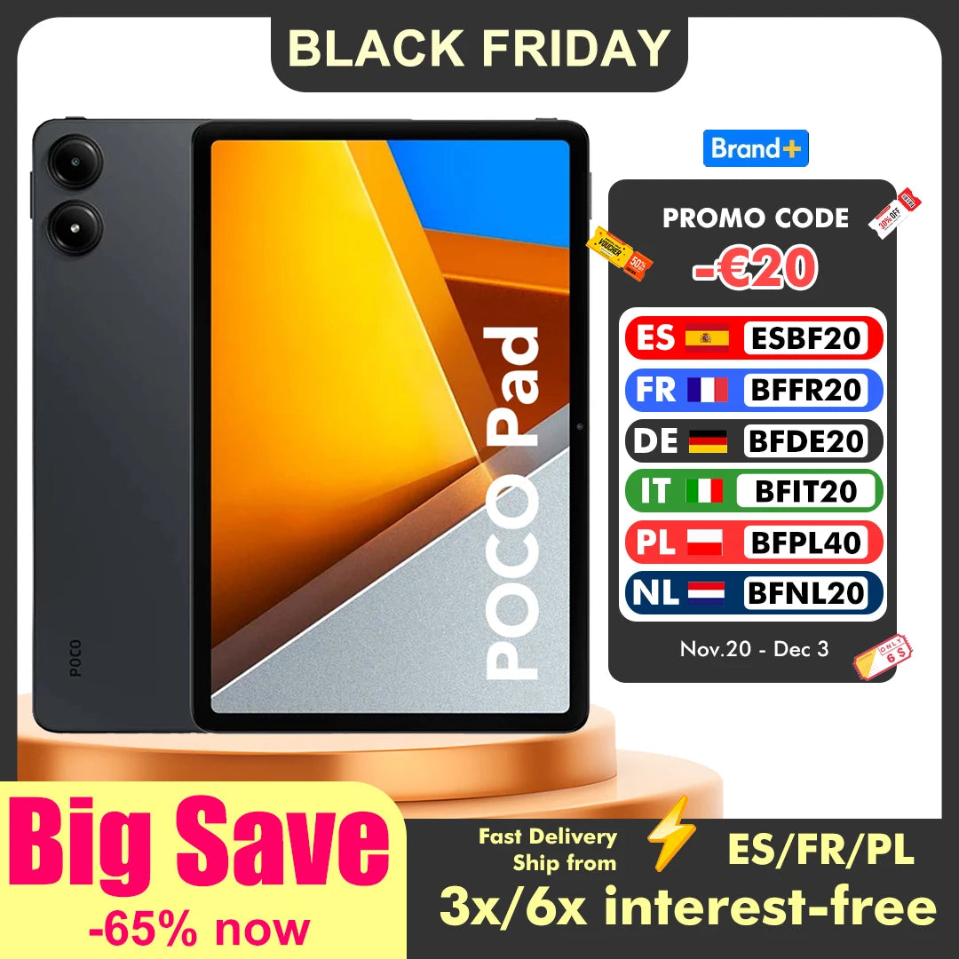 Global Version POCO Pad 12.1" 120Hz Tablet