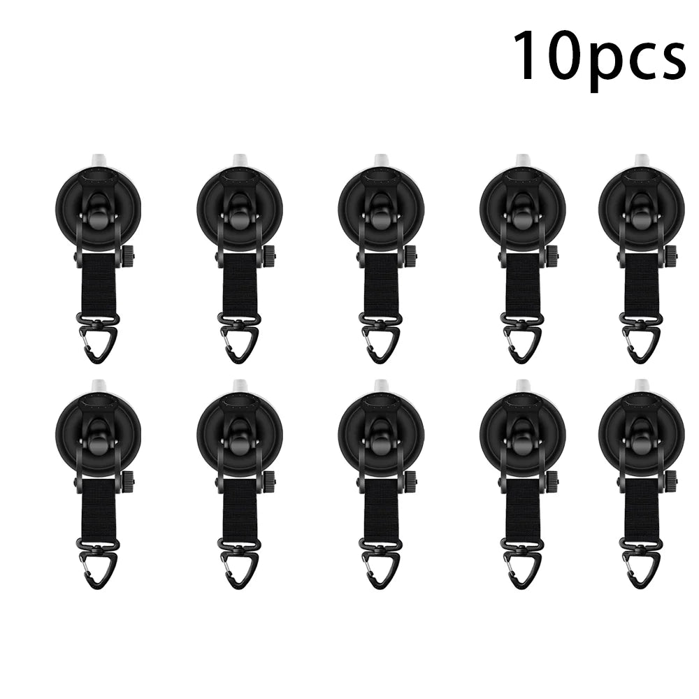 Car Tent Suction Cup Buckle Side Awning Anchors Outdoor Camping Tent Suckers Anchor Securing Hook for RV Van Camping Accessory
