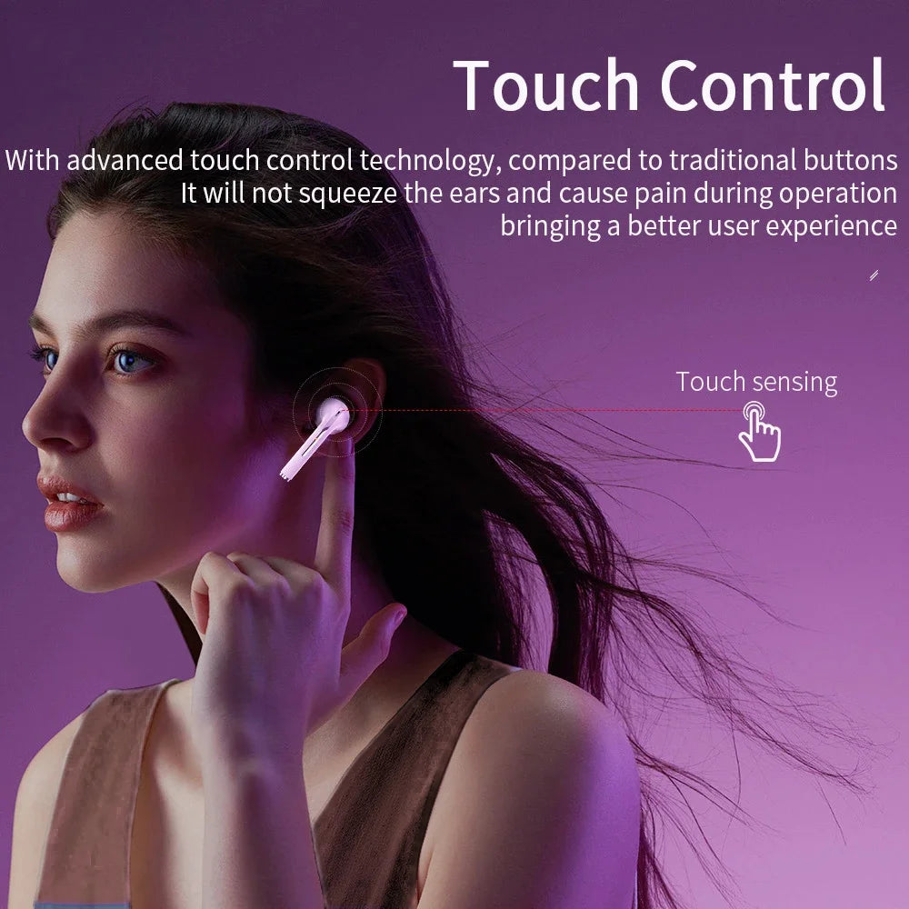 Auricolari wireless AEVYVKV Bluetooth 5.3 con ANC