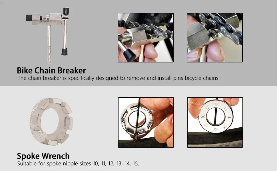 Bicycle Crank and Bottom-Bracket Tool Kit - Options