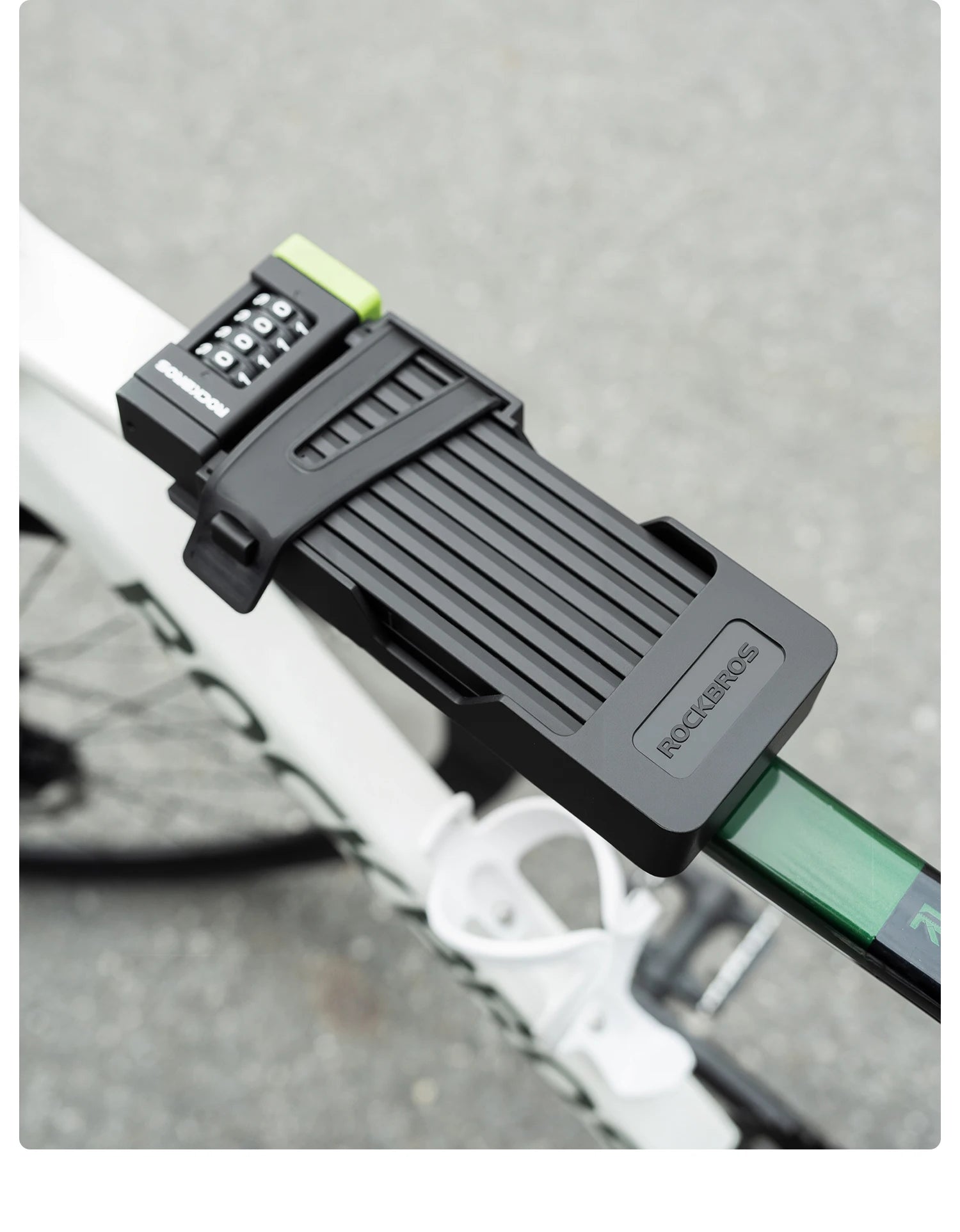 Folding Bike Combination Lock with Alloy Steel Body