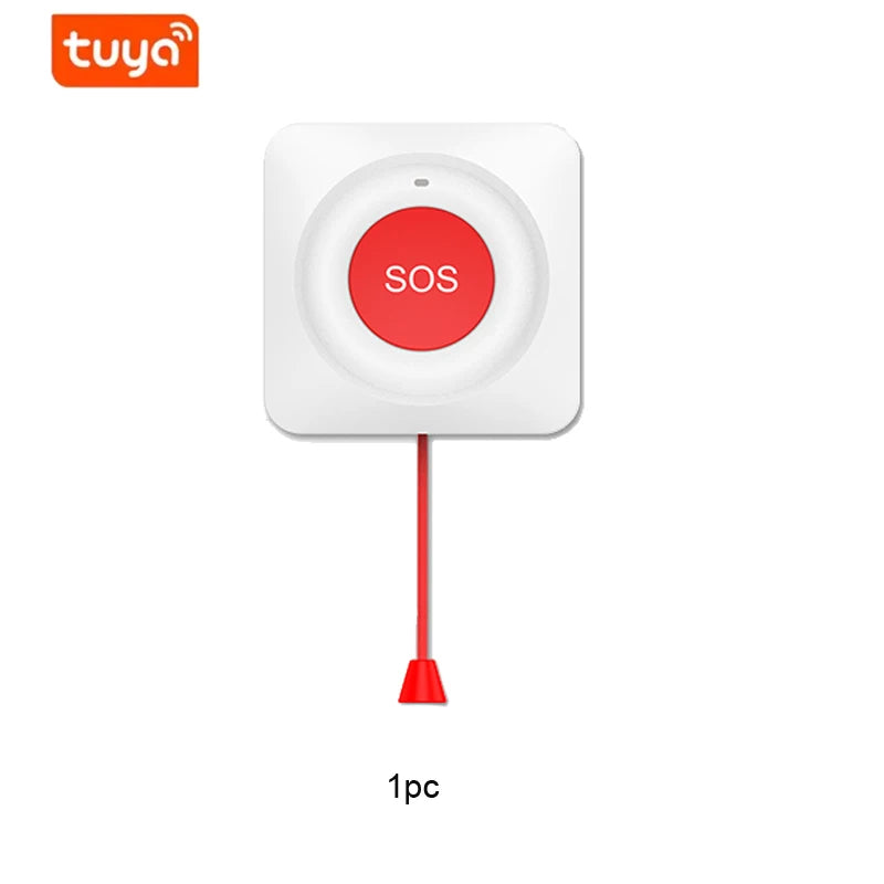 Tuya WiFi SOS Ασύρματος Συναγερμός ασφαλείας κάρμα Panic Εξυπνη ζωή στο σπίτι