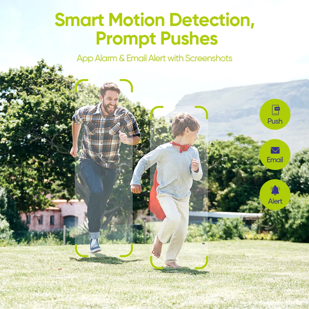 SANNCE 8CH NVR 3MP 4-Camera PoE Security System