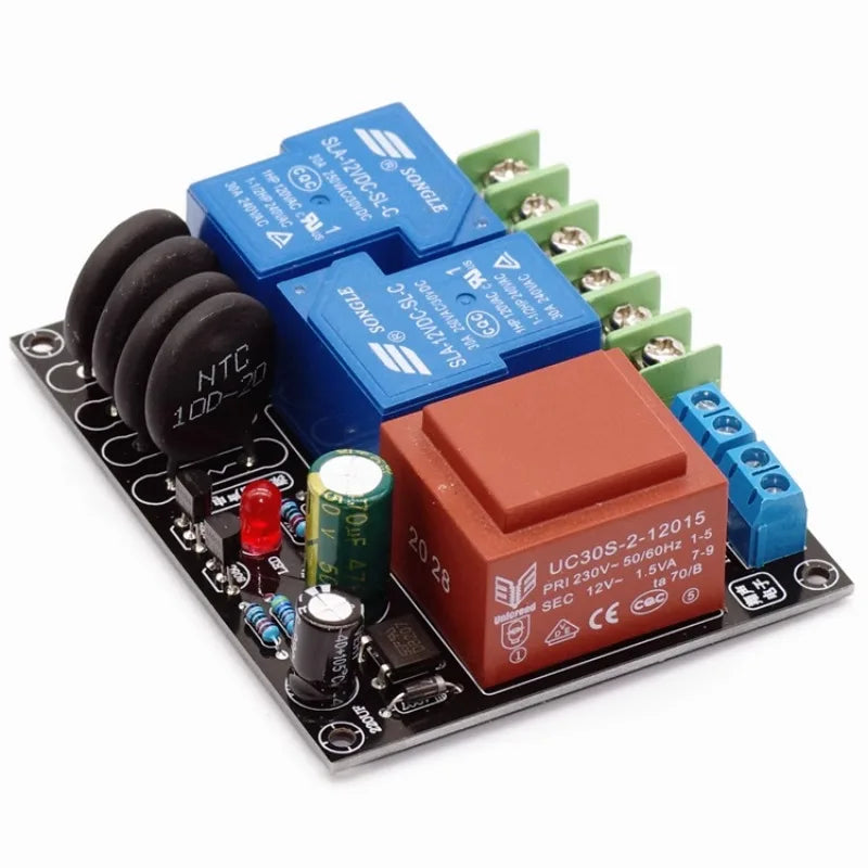 220V Amplifier Soft-Start Delay Board