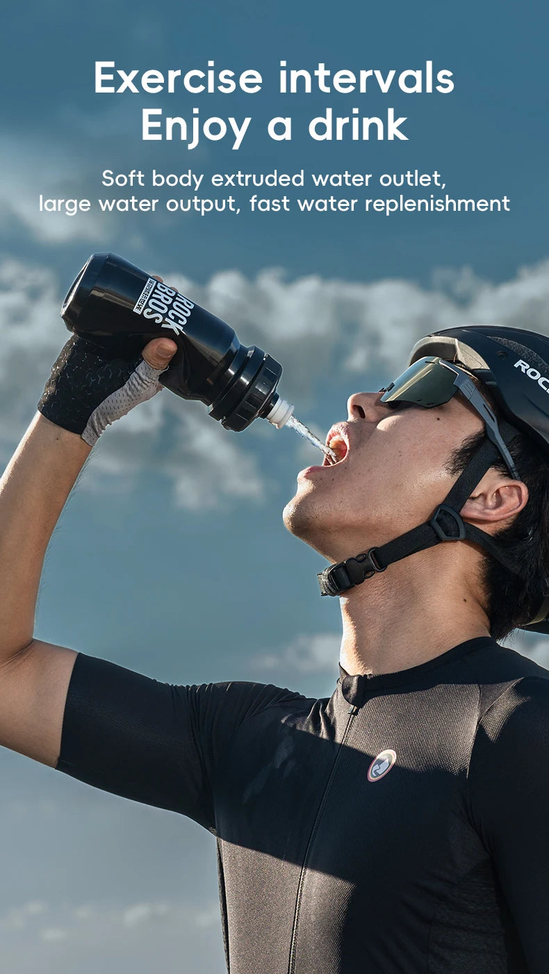 600ML Cycling Water Bottle Squeeze Sports Cup for Bike & Outdoor Use