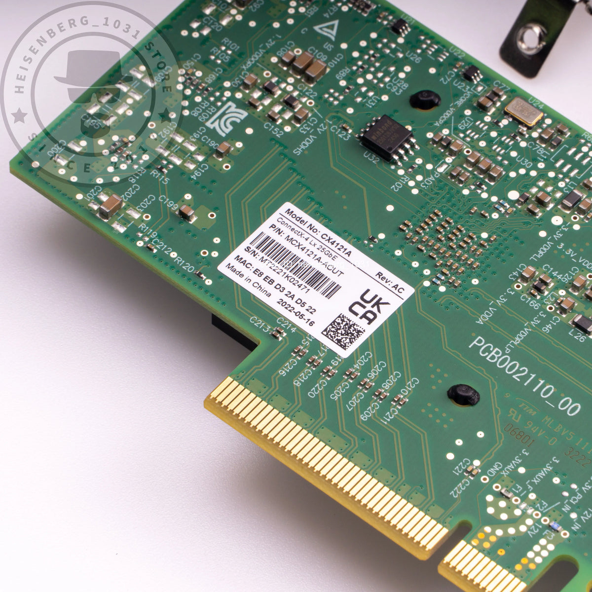MCX4121A Dual-Port 25GbE SFP28 Network Card
