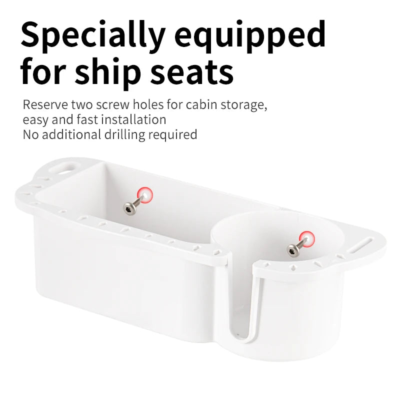 Boat Caddy Organizer Can Cup Holder Phone Drink Box Organizer Boat Marine Yacht Pontoon Fishing Cabin Universal Multifunction