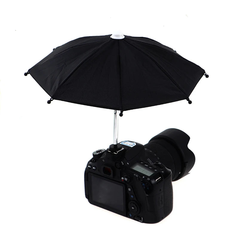 Mini Camera Umbrella - Black