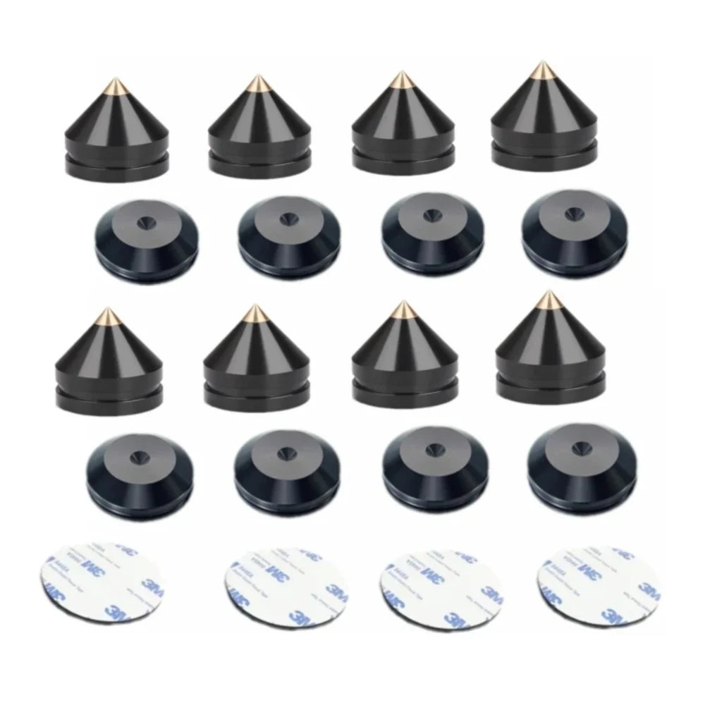 Aluminium Speaker Spike Feet with Pads