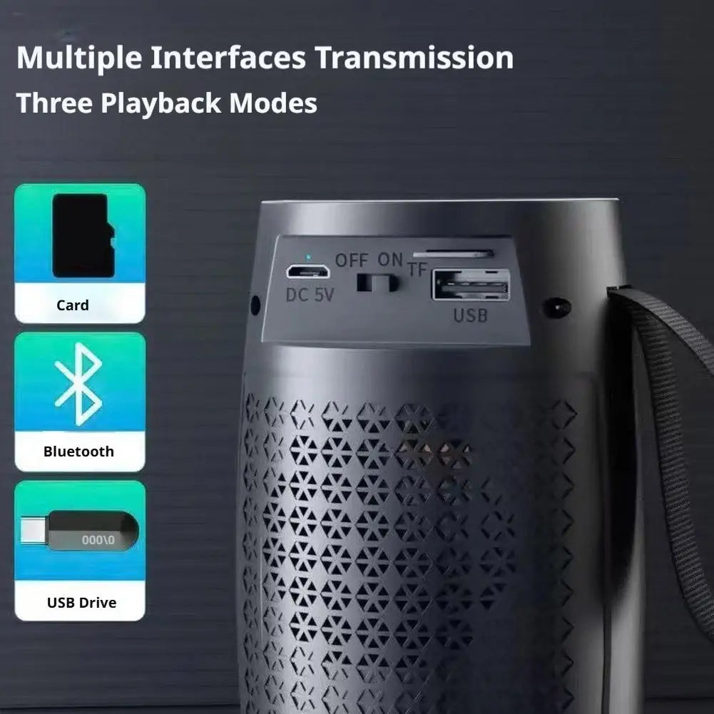 Portable Wireless Speaker with Colour Light