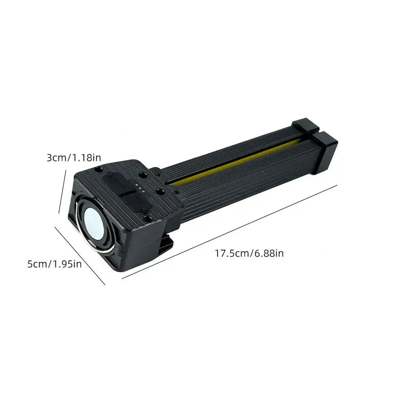 Strong Flashlightoutdoor Multifunctional Camping Lightingflashlight Auto Repair Work Lightfolding COB Light 