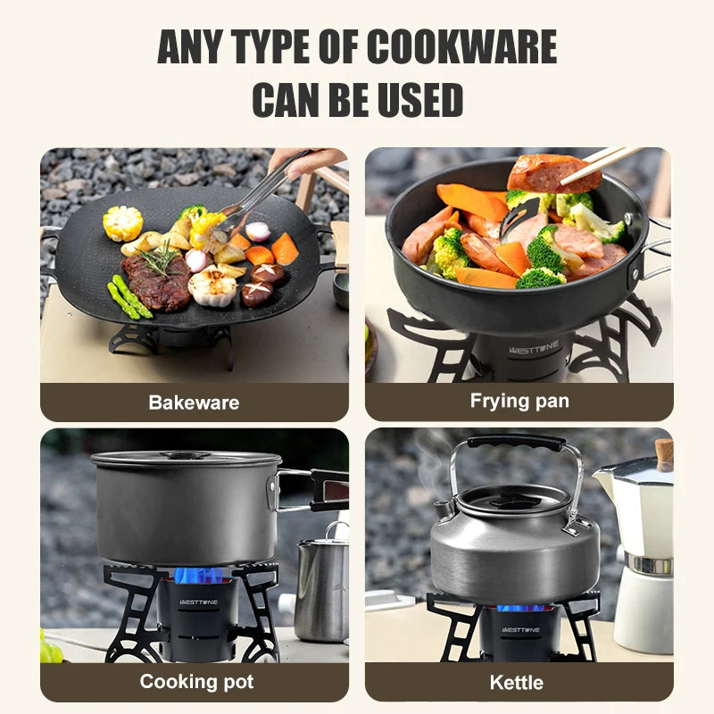 Infrared Camping Stove 2600W Windproof Gas Burner