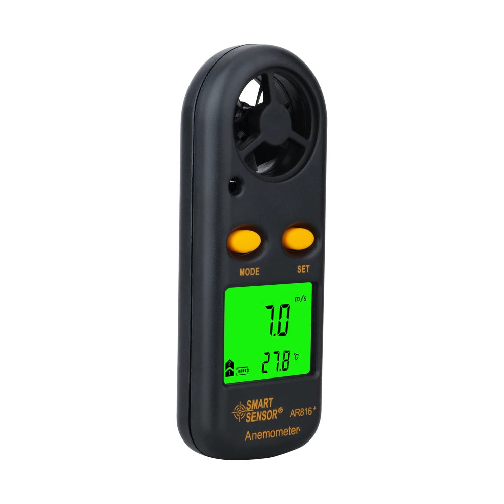 AR816+ Wind Speed and Temperature Meter