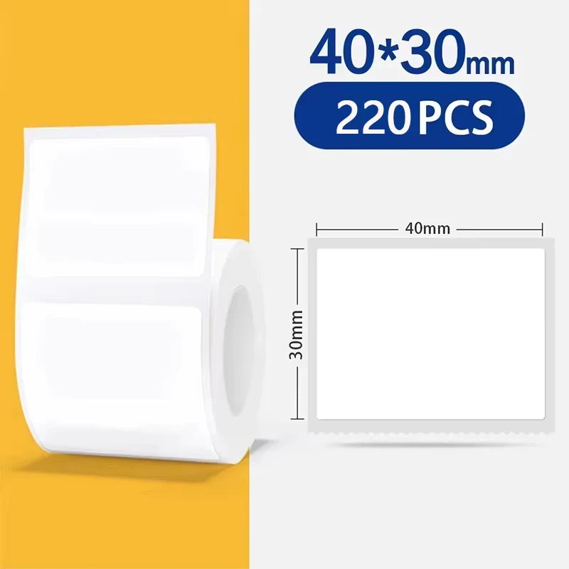 Bluetooth Thermal Label Printer and Paper Options