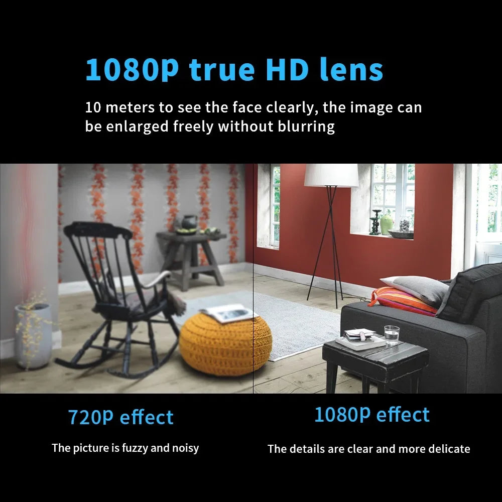 Mini Camera 1080P WiFi Night Vision Motion Detection