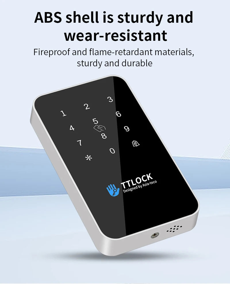 BSTUOKEY Étanche IP67 Serrure intelligente TTlock Contrôle d’accès Clavier Extérieur Empreinte Digitale Mot de passe Bluetooth 13.56MHz Carte App Déverrouiller