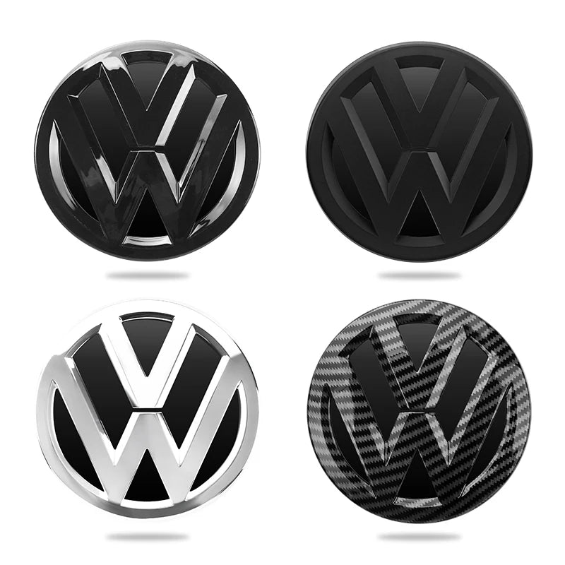 2Pcs Chrome Avto Sprednja Mreža Hladilnika Nadomestni Emblem &amp; Značka Zadnji Pokrov Prtljažnika Avto Emblem Za Volkswagen VW Golf 7 2014-2017