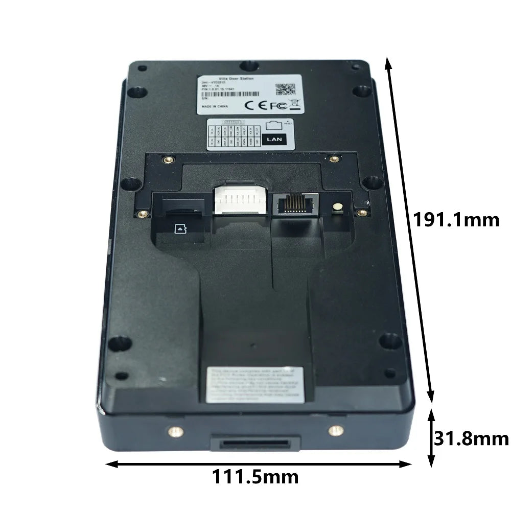 Dahua IP Video Intercom KIT,VTO3311Q-WP & VTH2621GW-P & PoE switch, P2P Cloud, Door bell 1, 2 ,3 ,4 buttons are adjustable Spy-shop.com