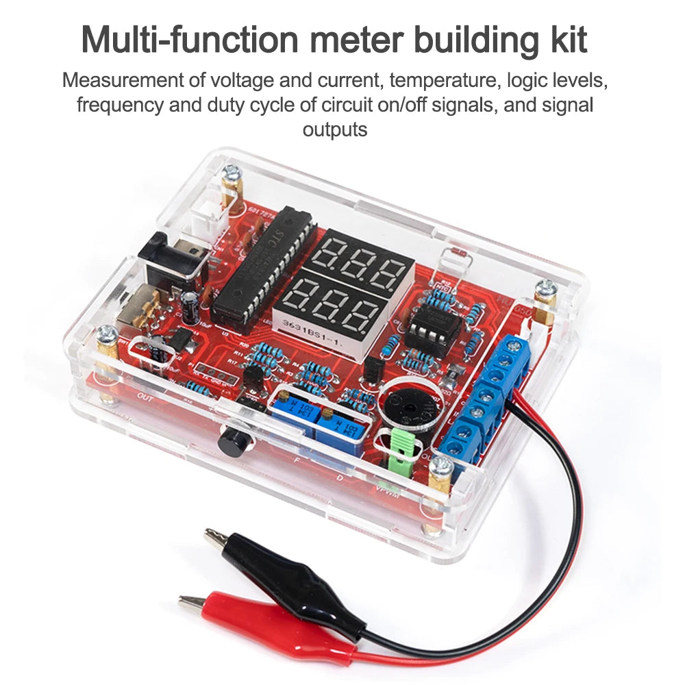 DIY sada multifunkčního měřiče a generátoru signálu PWM