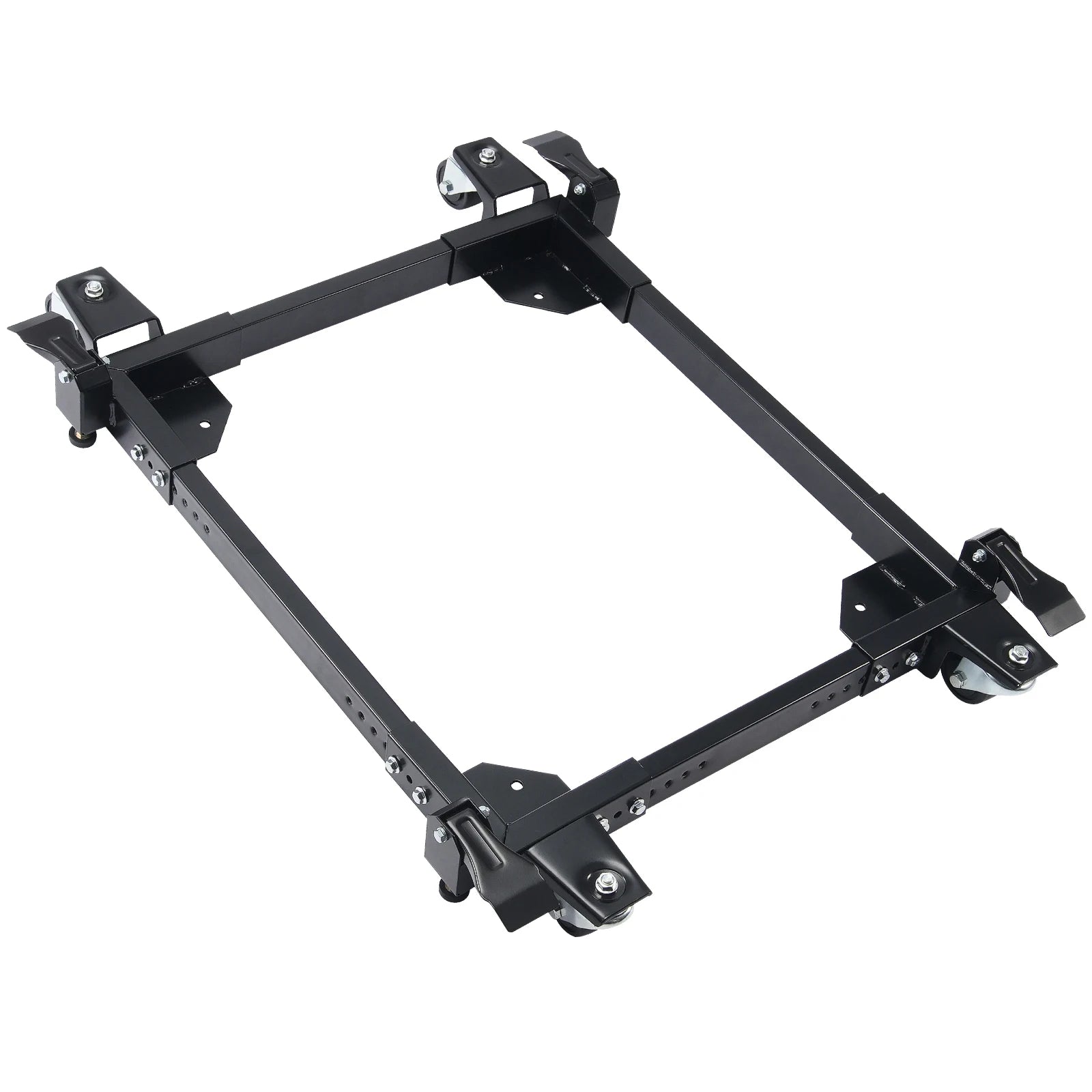 SucceBuy 1500Lbs Washing Machine Stand Movable Refrigerator Mobile Roller Base with Wheels Adjustable Bracket for Home Appliance