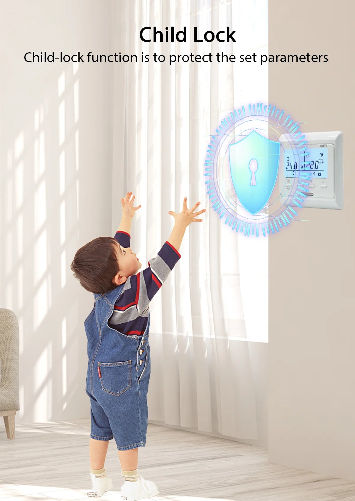Heating Thermostat - Wi-Fi and Standard Options