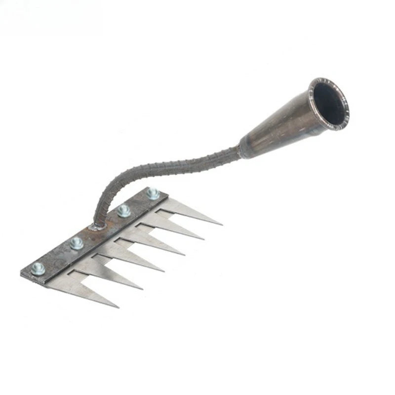 Steel Garden Hand Rake, 5–8 Tine Options