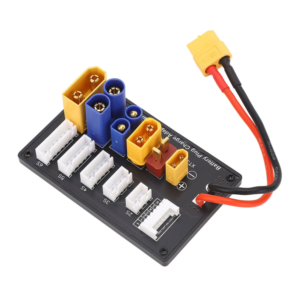 Battery Charger Adapter Board, XT30/60/90, EC3/5 & T Plugs