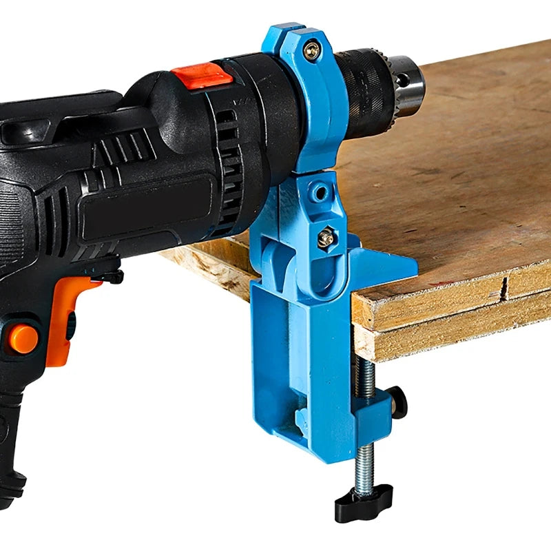 Rotating Bench Clamp Drill Holder with Inserts