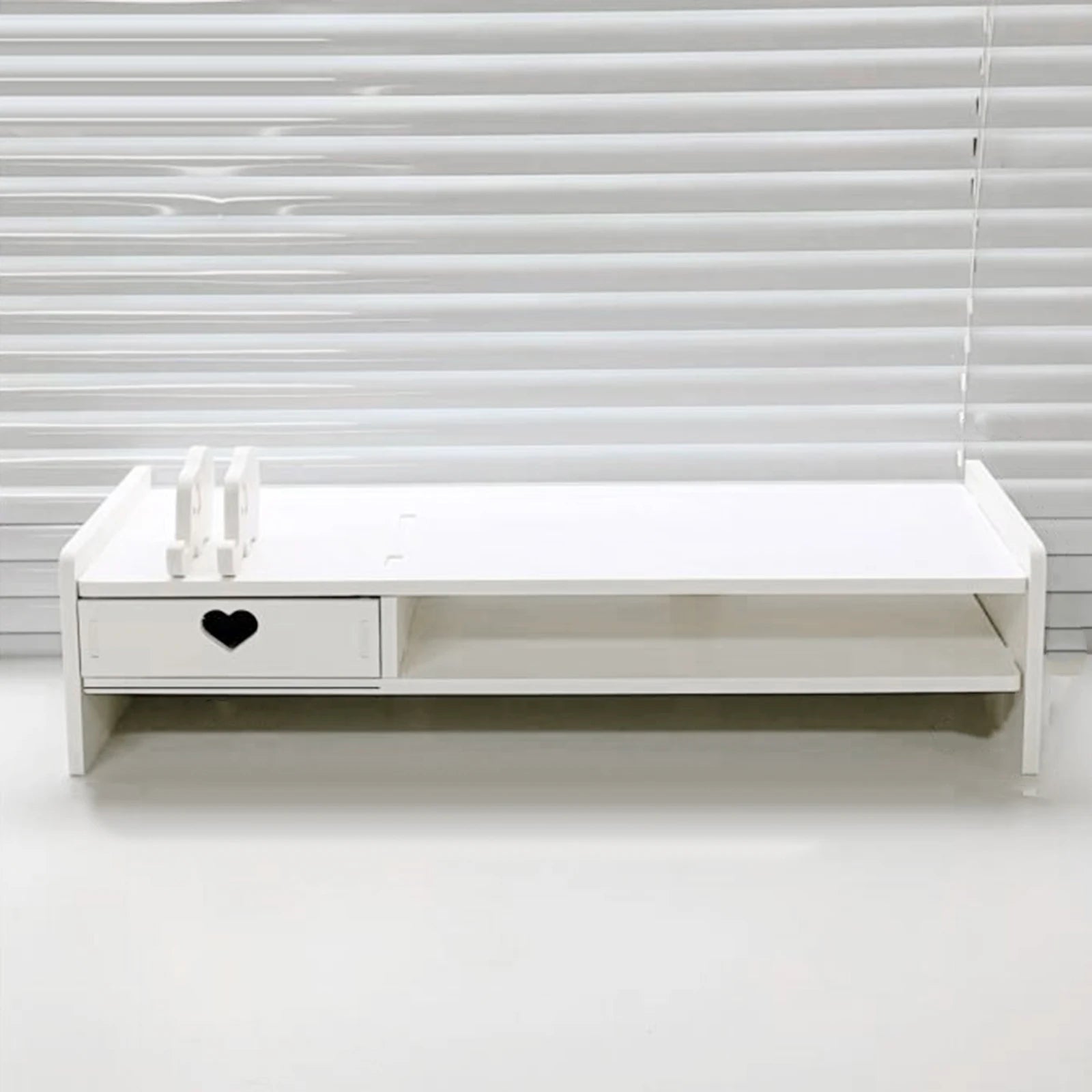 Monitor Stand Riser with Drawer Storage for Desk Organization