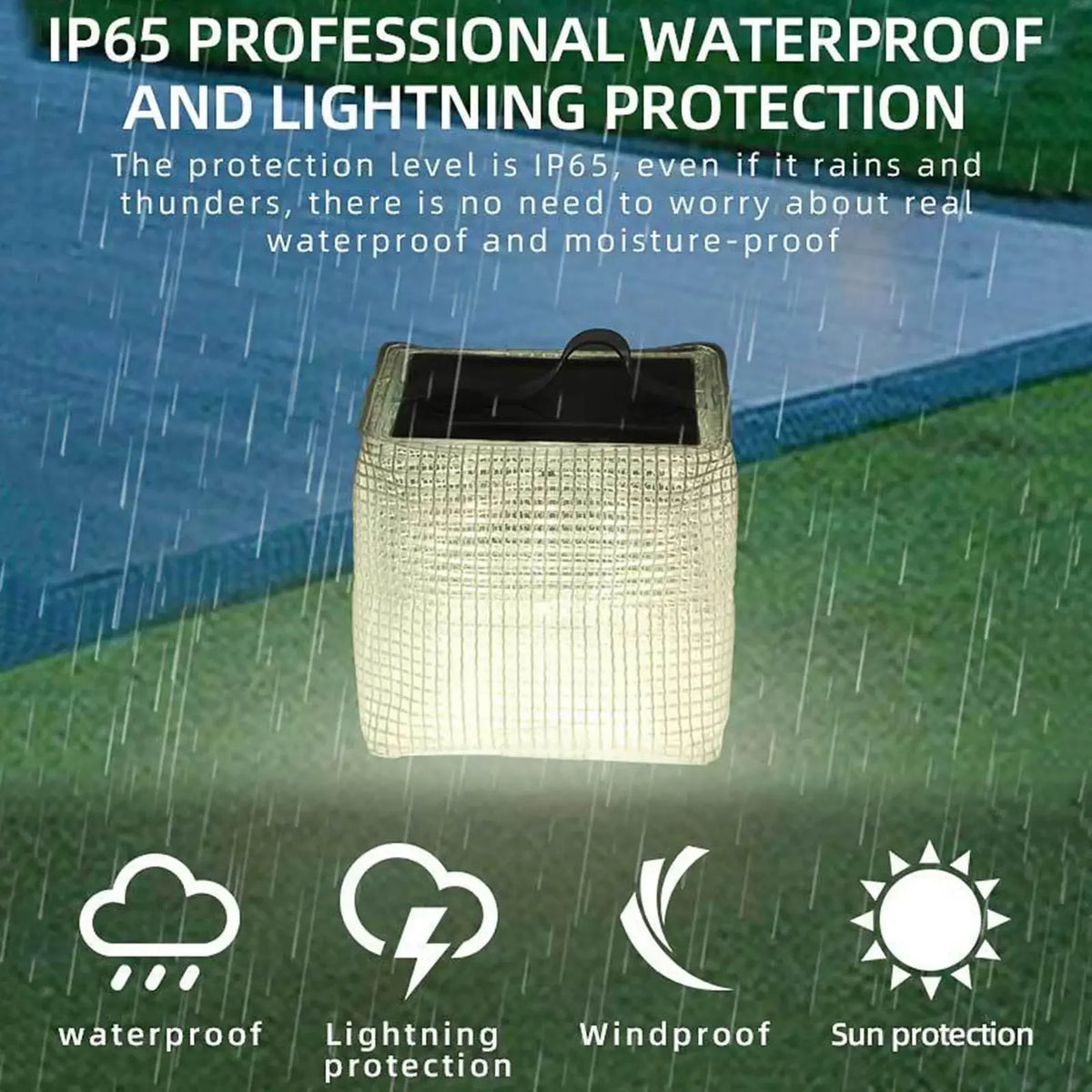 Portable Solar Camping Light with Warm Illumination