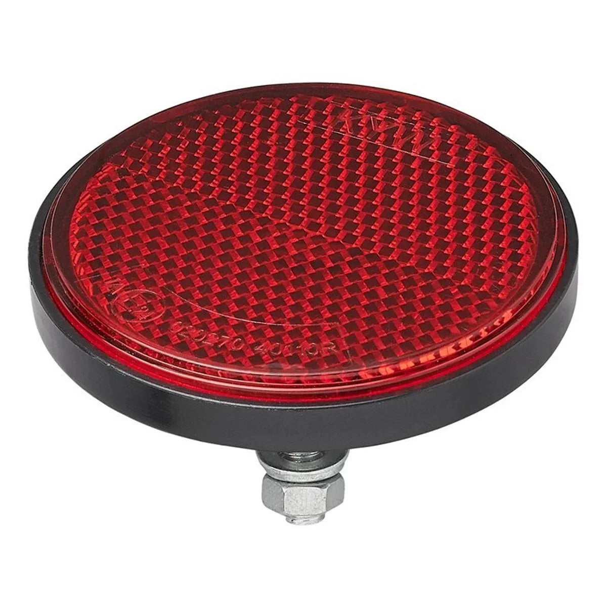 Red Round Screw-Mount Reflectors, 60 mm, 4 Pack