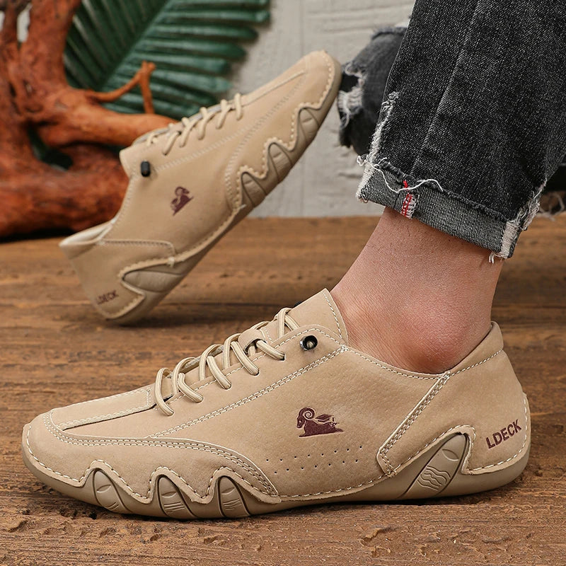 Men Casual Shoes Slip-On Loafers Soft Sole Anti-Slip