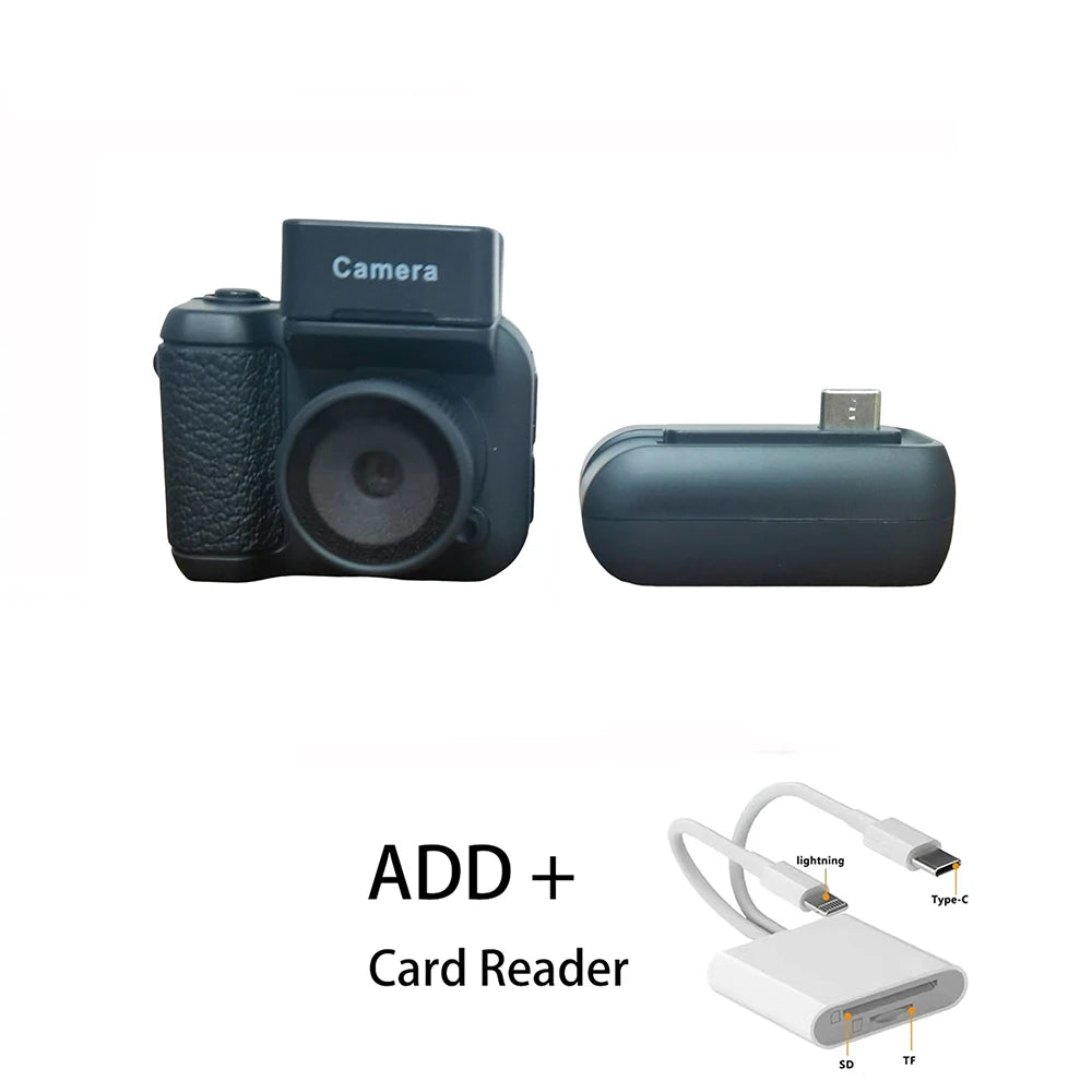 Mini Keychain Camera with Screen 1080P HD Pocket Video Recorder